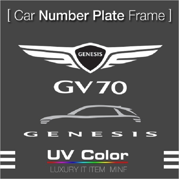 MUNP08- GV70 Number Plate Frame 비천공 번호판가드 GV70