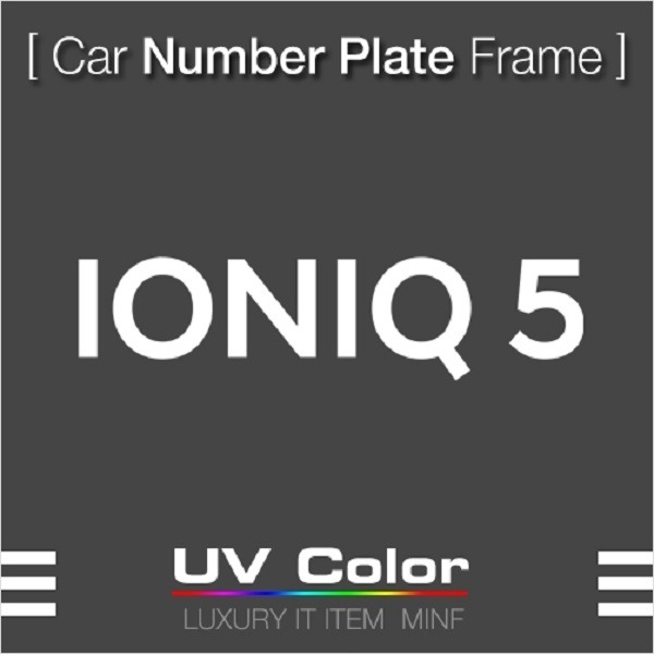 MUNP10 - IONIQ 5 Number Plate Frame  비천공 번호판가드 아이오닉5