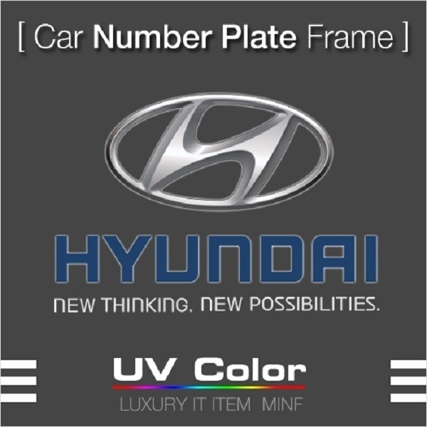 MUNP18 - HYUNDAI Number Plate Frame 비천공 번호판가드 현대